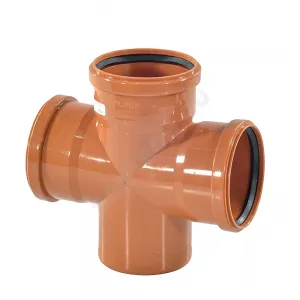 Крестовина PP-B 1-плоскостная коричневая Дн 110х110х110х87гр б/нап в/к VALFEX 31110110 Крестовина PP-B 1-плоскостная коричневая Дн 110х110х110х87гр б/нап в/к VALFEX 31110110