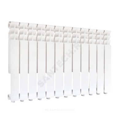 Радиатор алюминиевый AL 500/78 S19 12 секций Qну=1476 Вт RAL 9016 (белый) Benarmo