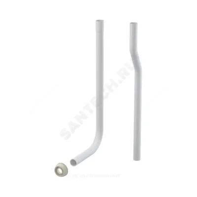 Труба водосливная состоящая из 2-х частей+прокладка гофрированная Ду32 Alca Plast A95