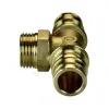 Тройник для PE-X латунь Дн 32х1"х32 НР GX153 Giacomini GX153Y056