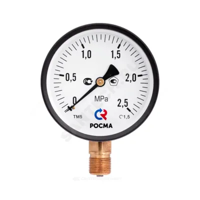 Манометр ТМ-610Р.05 радиальный Дк150мм 0-1,6 МПа G1/2" Росма 00000007730