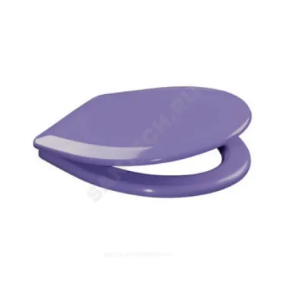 Сиденье для унитаза Серия К фиолетовое полипропилен универсальное Орио К-08-2