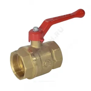 Кран шаровой латунь 11Б27фт1М Ду 32 Ру40 ВР полнопроходной рычаг VALFEX VF.214.LR1.114