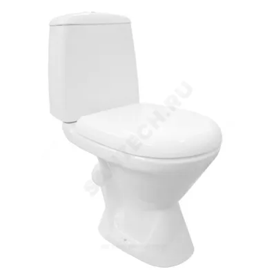 Унитаз-компакт Era белый нижний подвод горизонт/выпуск 2/реж без сиденья Jika 8.2453.2.000.242.9