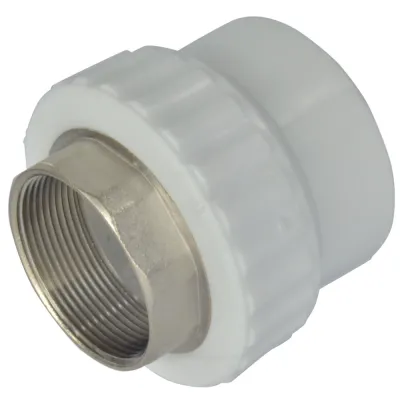 Муфта PP-R комбинированная под ключ белая ВР Дн 32х1 1/4" VALFEX 10134132