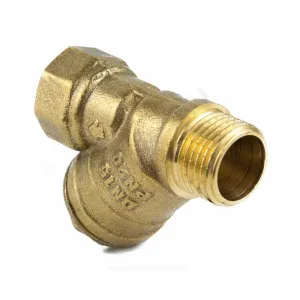 Фильтр сетчатый Y-образный латунь Ду 25 Ру20 1" ВР/НР 4002 с отверстием под пломб Aquasfera 4002-03