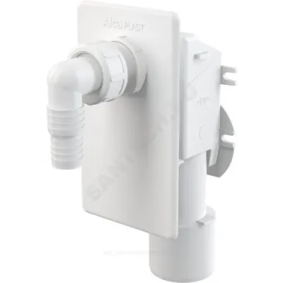 Сифон для стиральной машины с выходом 40/50мм скрытый монтаж Alca Plast APS4