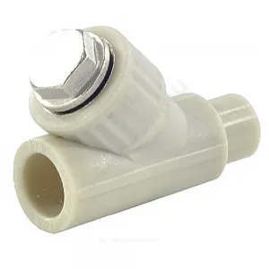 Фильтр PP-R сетчатый серый Дн 32х45гр внутр/наруж пайка VALFEX 10142032Г