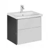Тумба под умывальник 60 Ronda белый глянец/антрацит Roca ZRU9302963 Тумба под умывальник 60 Ronda белый глянец/антрацит Roca ZRU9302963