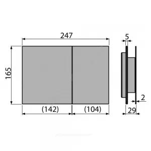 Кнопка смыва Кнопка смыва