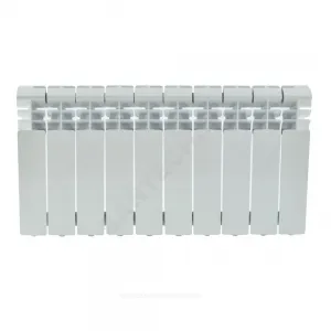 Радиатор алюминиевый Alpha 350 10 секций RAL 9016 (белый) Ogint