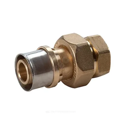 Муфта разъемная МП латунь пресс Дн 20х1/2" ВР RM18 Giacomini RM18Y037