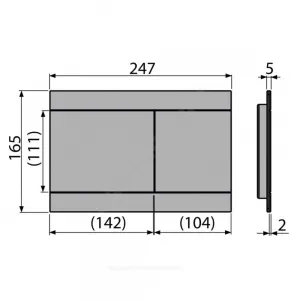 Кнопка смыва Кнопка смыва