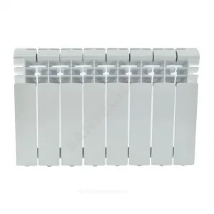 Радиатор алюминиевый Alpha 350 8 секций RAL 9016 (белый) Ogint