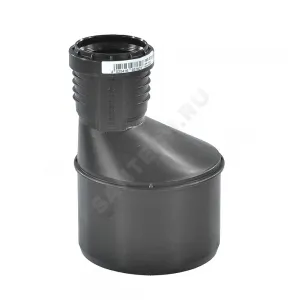 Переход PP-MD эксцентрический бесшумный Silent-PP Дн 90х50 б/нап в/к Geberit 390.472.14.1