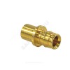 Муфта переходная для PE-X латунь Дн 20х22 пресс Q&E Uponor 1008736 Муфта переходная для PE-X латунь Дн 20х22 пресс Q&E Uponor 1008736