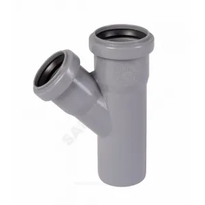 Тройник PP-H переходной серая HT HTEA Дн 50х40х45гр б/нап в/к Ostendorf 112210 Тройник PP-H переходной серая HT HTEA Дн 50х40х45гр б/нап в/к Ostendorf 112210