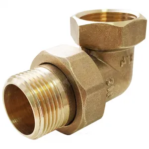 Соединитель латунь американка Ду 15 (1/2") угловой ВР/НР VALFEX VF.098.L.012