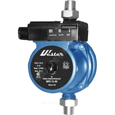 Насос повысительный WPA 15-90 PN10 1x230В/50Гц с гайкой Wester 0-18-0070