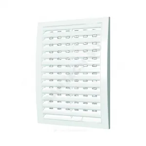 Решетка вентиляционная пластик 150х150 белый Эра 1515РРП