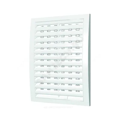 Решетка вентиляционная пластик 200х200 белый Эра 2020РРП