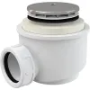 Сифон для поддона 1 1/2"x40 h=72мм слив крышка D=71мм Alca Plast A47CR-50 Сифон для поддона 1 1/2"x40 h=72мм слив крышка D=71мм Alca Plast A47CR-50
