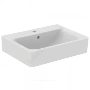Умывальник подвесной Connect CUBE 60 1 отверстие под смеситель по центру белый Ideal Standard E794501 Умывальник подвесной Connect CUBE 60 1 отверстие под смеситель по центру белый Ideal Standard E794501