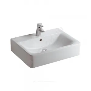 Умывальник подвесной Connect CUBE 60 1 отверстие под смеситель по центру белый Ideal Standard E794501 Умывальник подвесной Connect CUBE 60 1 отверстие под смеситель по центру белый Ideal Standard E794501