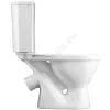 Унитаз-компакт Алькор белый нижний подвод косой выпуск 2/реж дюропласт Santek 1.WH30.2.140