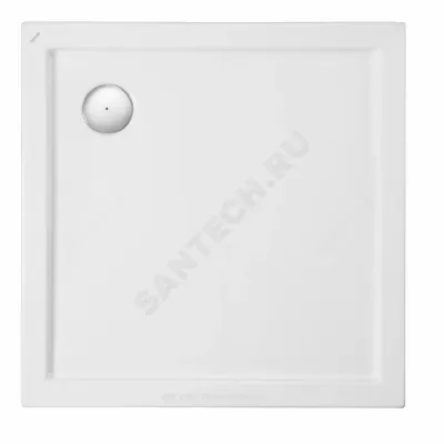 Поддон душевой акриловый квадрат Палермо 900х900х135 белый Santek 1.WH30.2.476