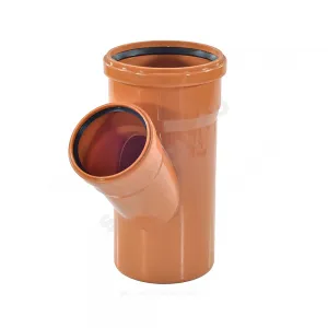 Тройник PP-B переходной коричневый Дн 160х110х45гр б/нап в/к VALFEX 33160110 Тройник PP-B переходной коричневый Дн 160х110х45гр б/нап в/к VALFEX 33160110