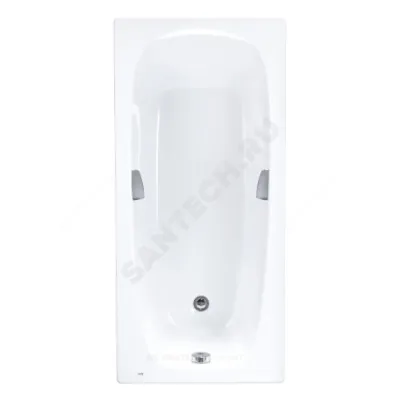 Ванна акриловая Sureste 170х70 с отверстиями для ручек без ножек Roca ZRU9302769