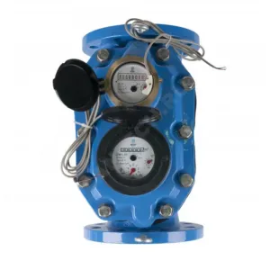 Счётчик х/в комбинированный (крыльчатый и турбинный) Ду 100/20 Ру16 Qn=150 м3/ч 30С L=370мм фл импульсный IP68 СТВК-1 ДГ Декаст 09-100-03