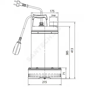 Насос дренажный DRENAG 1000 M-A 1х230В/50 Гц DAB 103041000