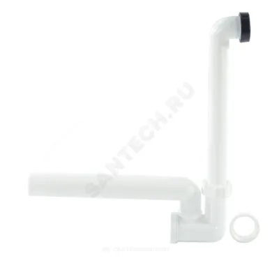 Сифон для кондиционеров трубный DN32xDN40 с обратным клапаном HL HL136N