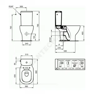 Чаша унитаза Чаша унитаза