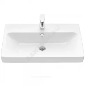 Умывальник мебельный Адриана 70 1 отверстие под смеситель по центру Santek 1.WH50.1.628 Умывальник мебельный Адриана 70 1 отверстие под смеситель по центру Santek 1.WH50.1.628