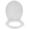 Сиденье для унитаза Серия К белое полипропилен универсальное Орио К-01