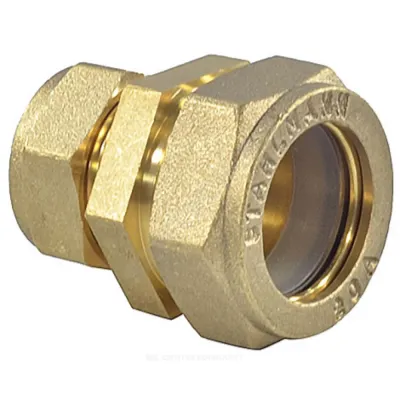 Муфта переходная латунь Ду 25х20 обжим для нержавеющих труб STAHLMANN SSWL25/200BEF