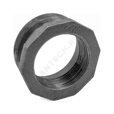 Футорка чугун Ду 50х32 (2"х1 1/4") НР/ВР Fittex PLUS