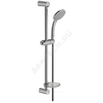 Гарнитур душевой FRESH M1 штанга 600мм+шланг+лейка 1 режим струи Vidima BA211AA