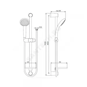 Гарнитур душевой FRESH M1 Vidima BA211AA
