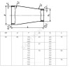 Переход сталь концентрический Дн 45х2,5-38х2,0 (Ду 40х32) бесшовный ГОСТ 17378-2001 РБ