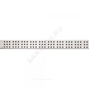 Решетка для душевого лотка нержавеющая сталь, глянец L=750мм Alca Plast CUBE-750L