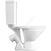 Унитаз-компакт Лига белый нижний подвод косой выпуск 2/реж дюропласт Santek 1.WH30.2.141