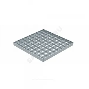 Решетка стальная для дождеприемника ячеистая 300х300мм квадратная h=21мм 125кН SteeStart СТИЛОТ P3030AB