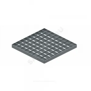 Решетка стальная для дождеприемника ячеистая 300х300мм квадратная h=21мм 125кН SteeStart СТИЛОТ P3030AB