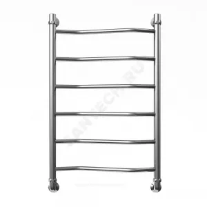 Полотенцесушитель водяной нерж сталь Лесенка Ду 25 (1") НР 400х400мм 3П нижнее подключение в/к соединитель (1"х3/4") Бора Элит-Металл В-10-01