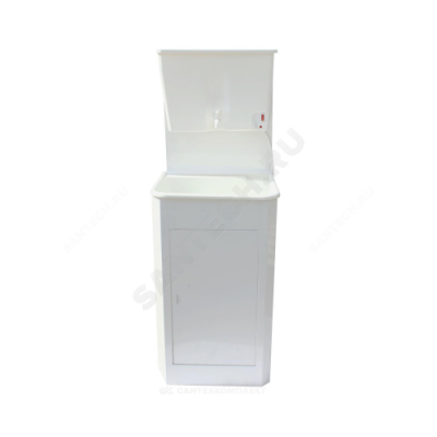 Умывальник дачный Мойдодыр белый 22л тумба+мойка+бачок с водонагр ЭлБЭТ