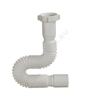 Гофра с гайкой 1 1/2"x40 L=360-850мм Орио АС-10121